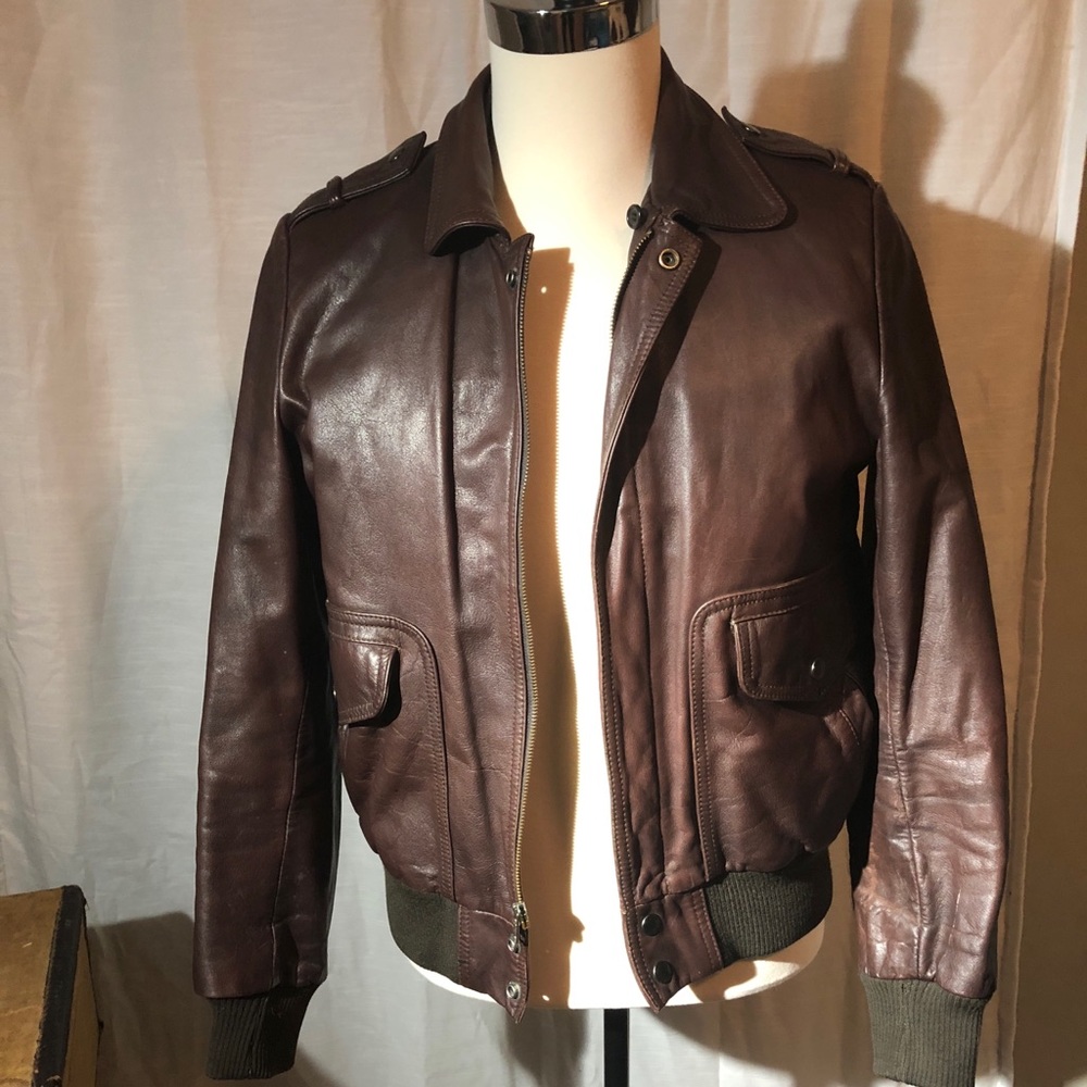 High End Reed Leather Jacket. (Heavy)